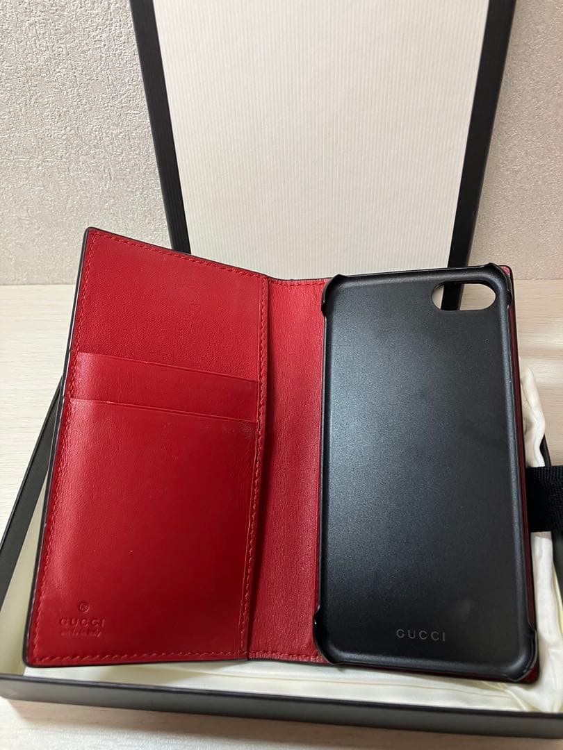 【希少】極美品　GUCCI グッチ　スマホケース　ミスティックキャット　猫