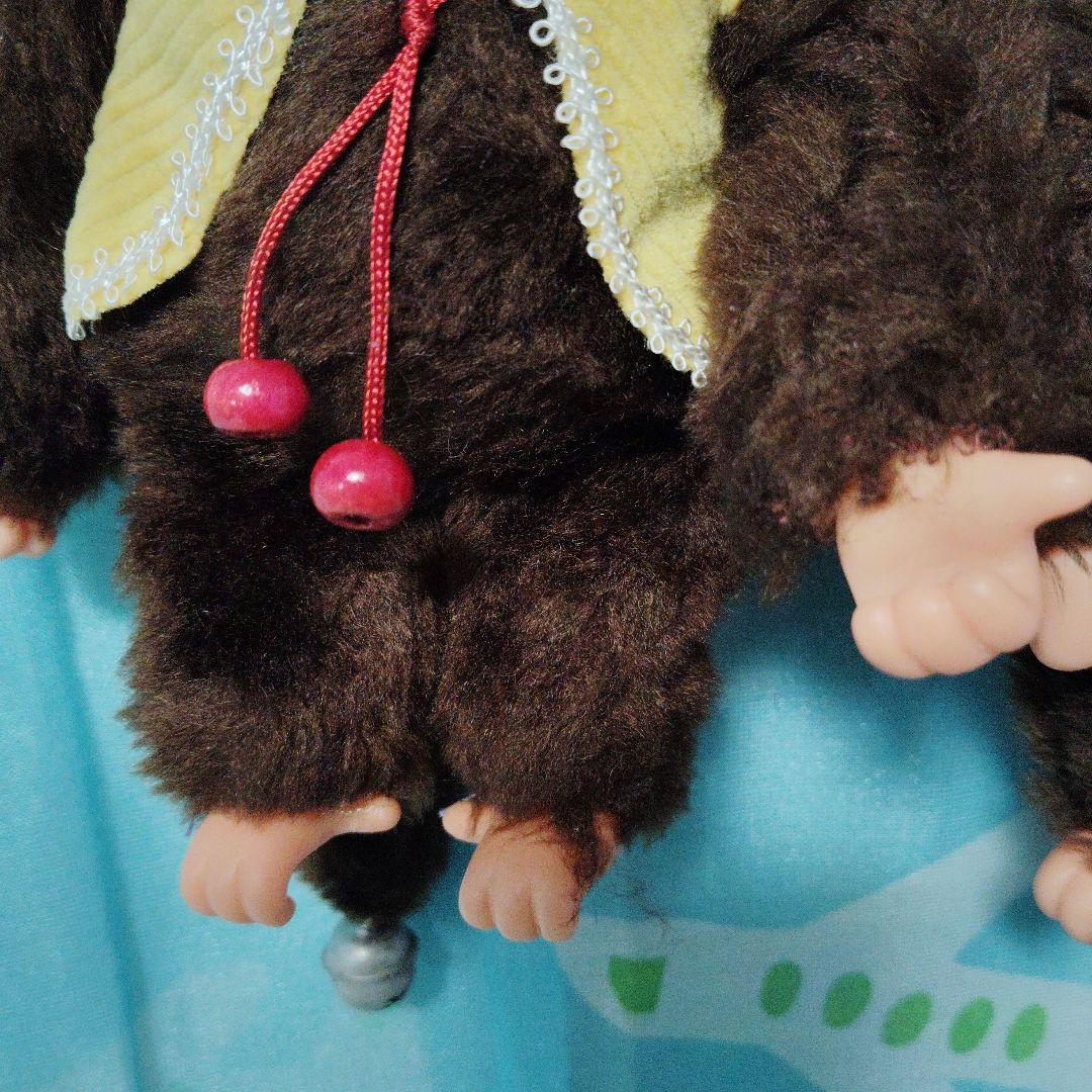 モンキー　ぬいぐるみ　鈴　マスコット レトロ　モンチッチ　2体セット