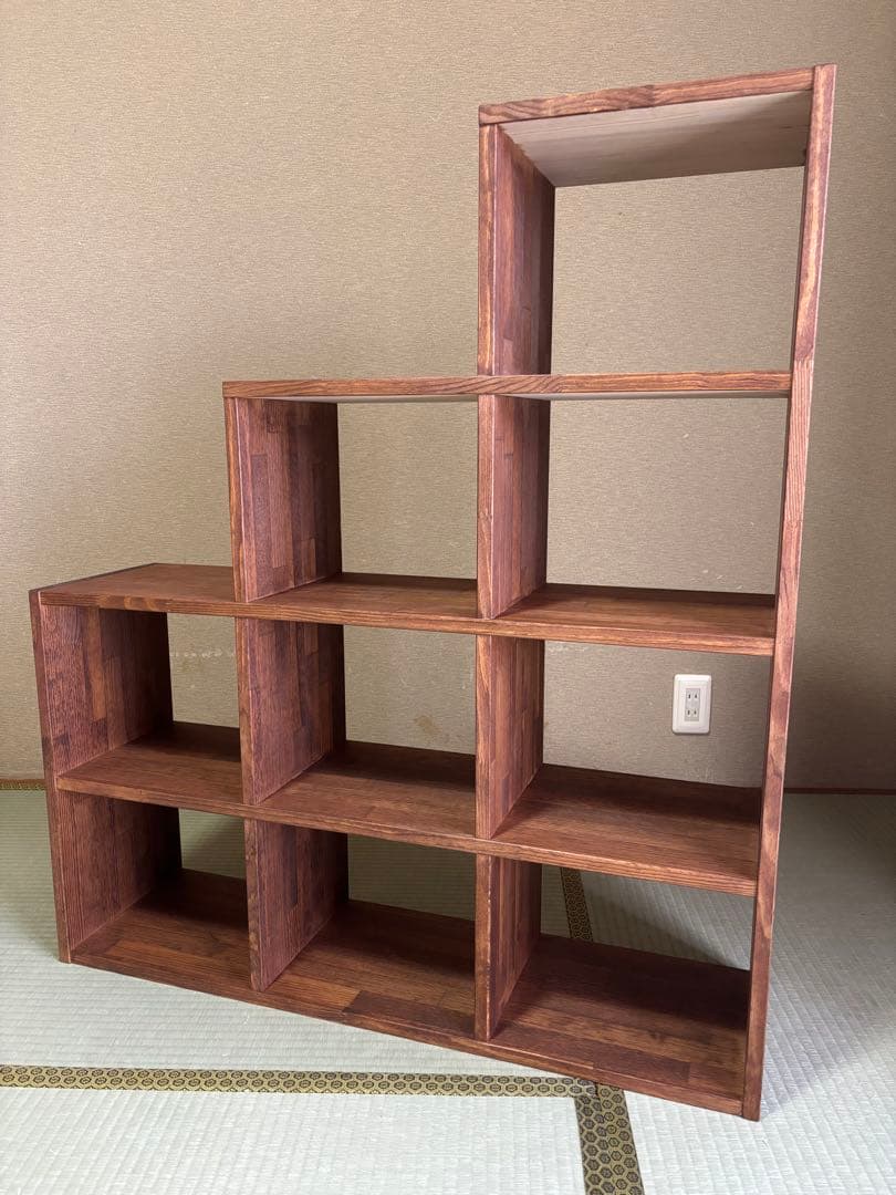 ハンドメイド オープンラック 階段状 オーダー受け付けます