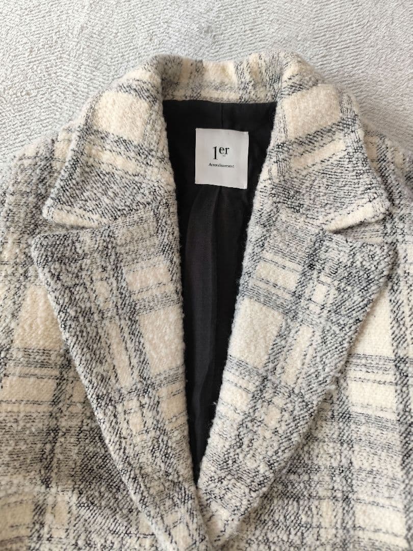 1er Arrondissement NALYA モノトーンチェックジャコット