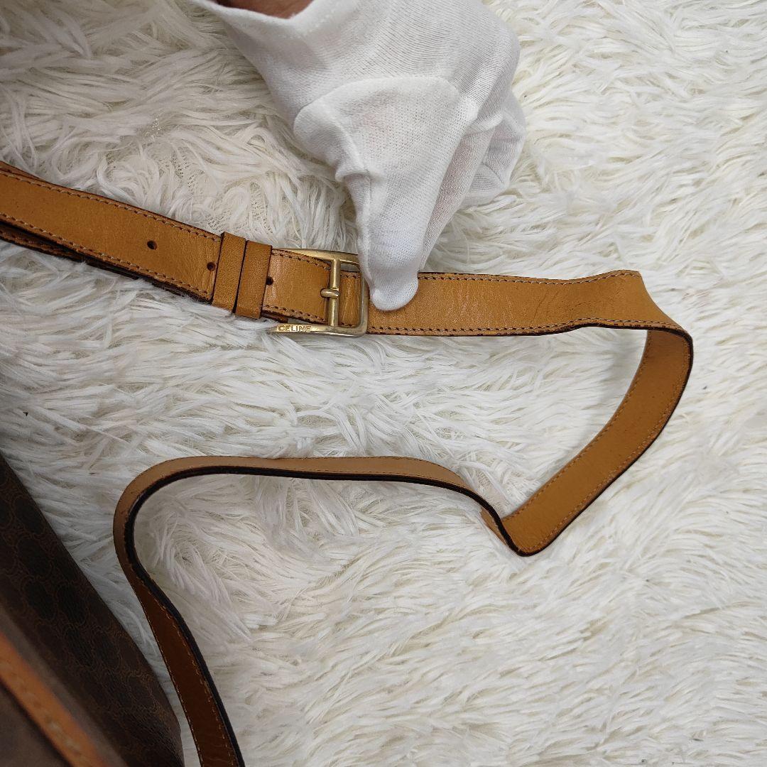 本日限定価格　セリーヌ　ショルダーバッグ　ボックス型　マカダム　トリオンフ