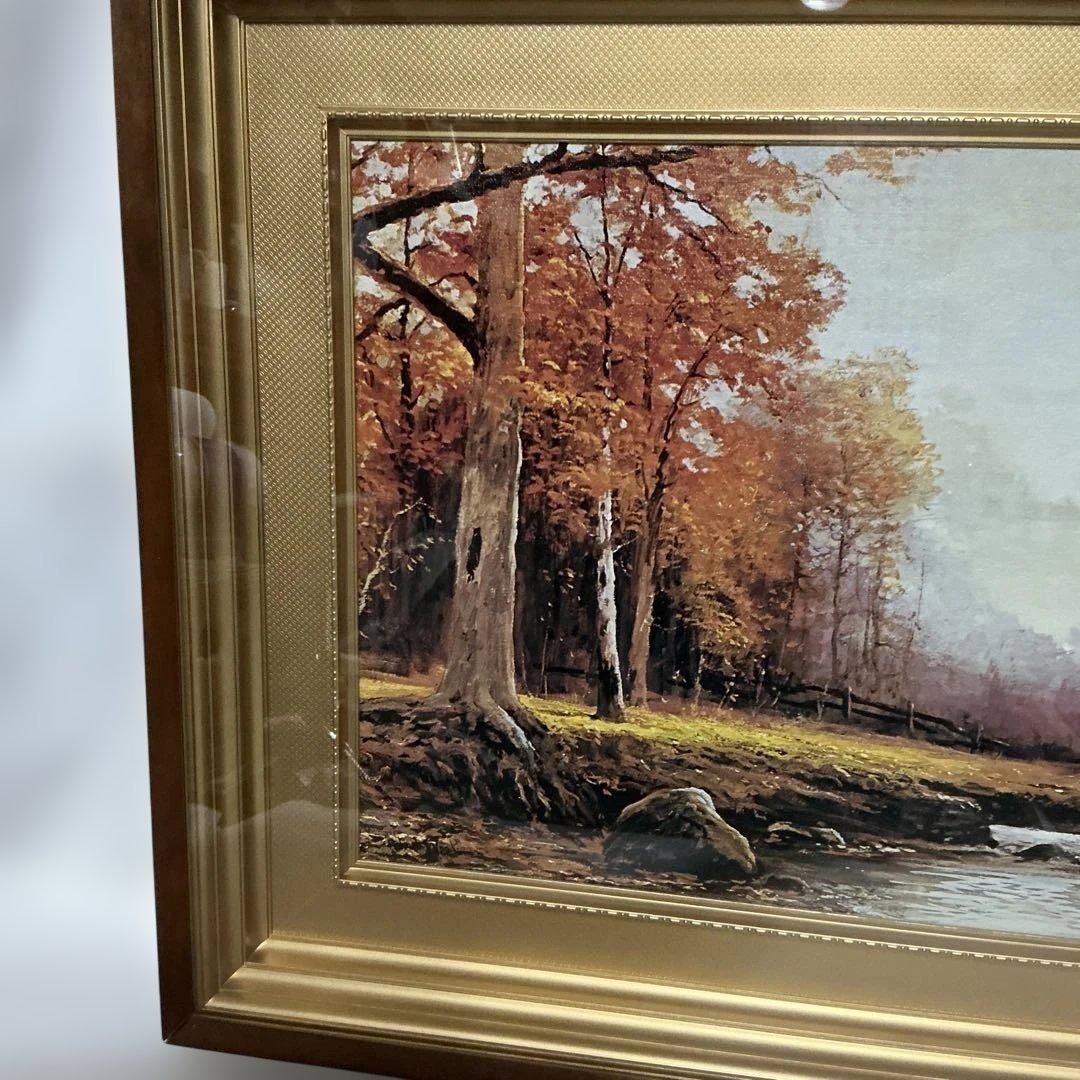絵画 複製名画 ロバート・ウッド F-6号「10月の朝 」 - メルカリ