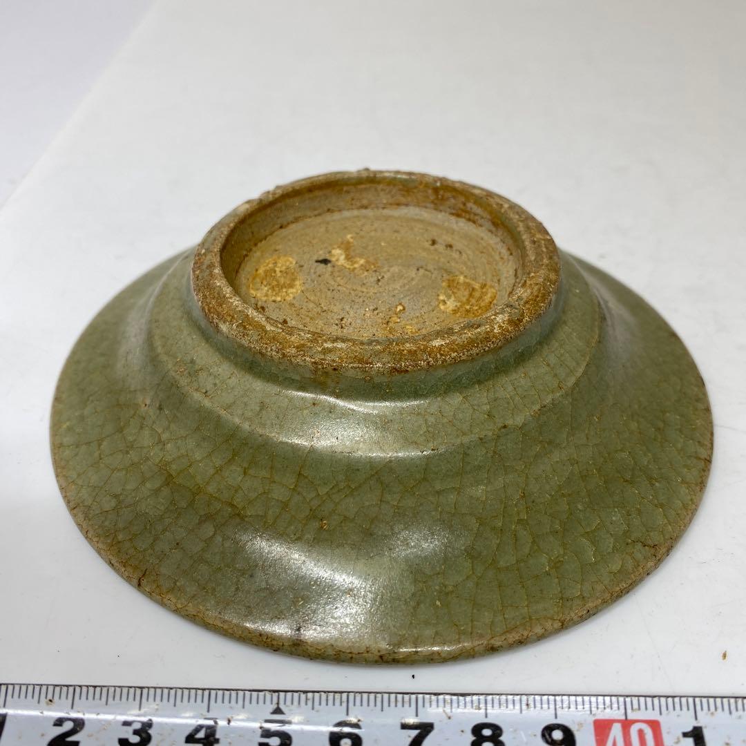 中国明時代青磁大皿送料込み0929