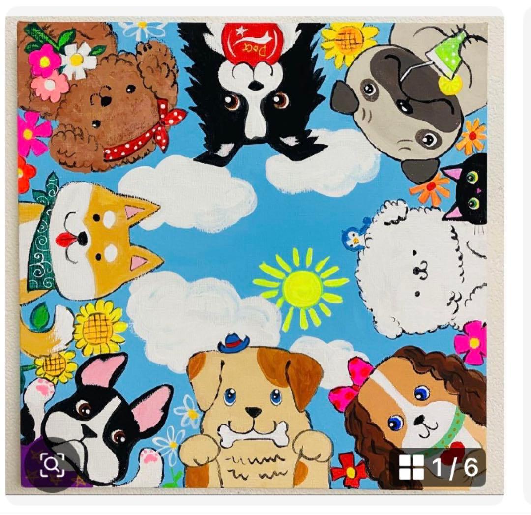 RUKURUKU 様専用絵画5点 RUKURUKU 様専用絵画5点