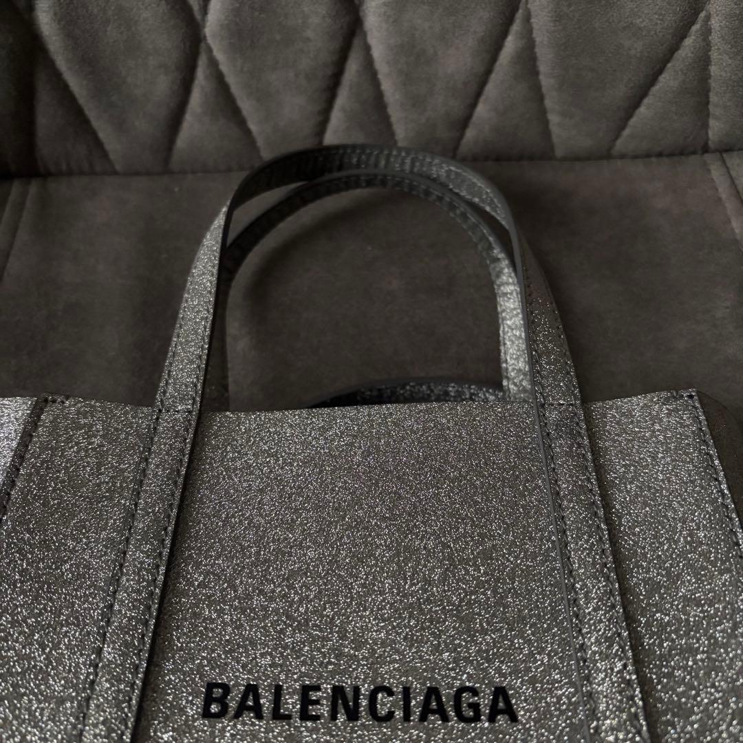 バレンシアガ エブリデイ グリッター トート ショルダー バッグ