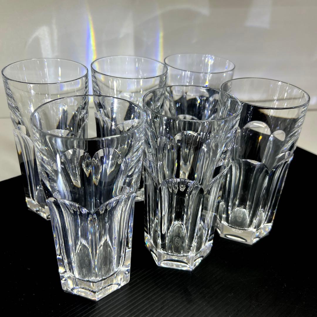 ☆洋3 バカラアルクールハイボールグラス6客高さ14㎝ 東Y7-1020⑤