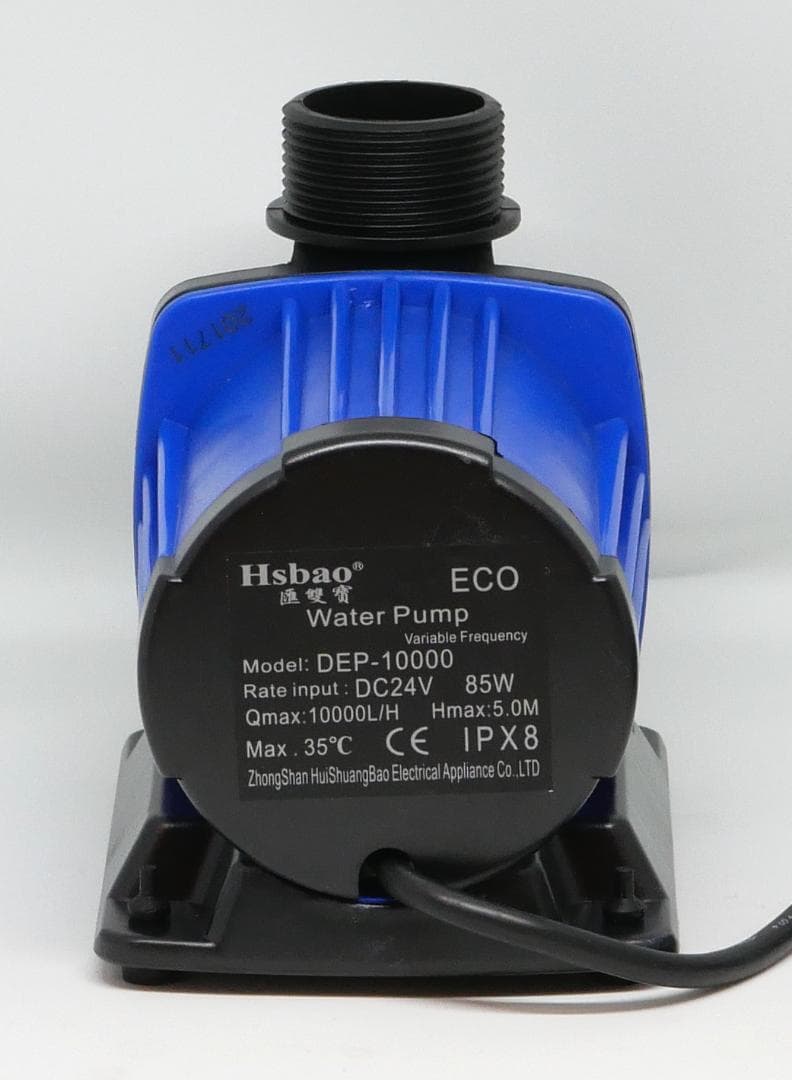 1ヶ月保証：HSBAO社製 DEP-10000 10000L/H DC水中ポンプ