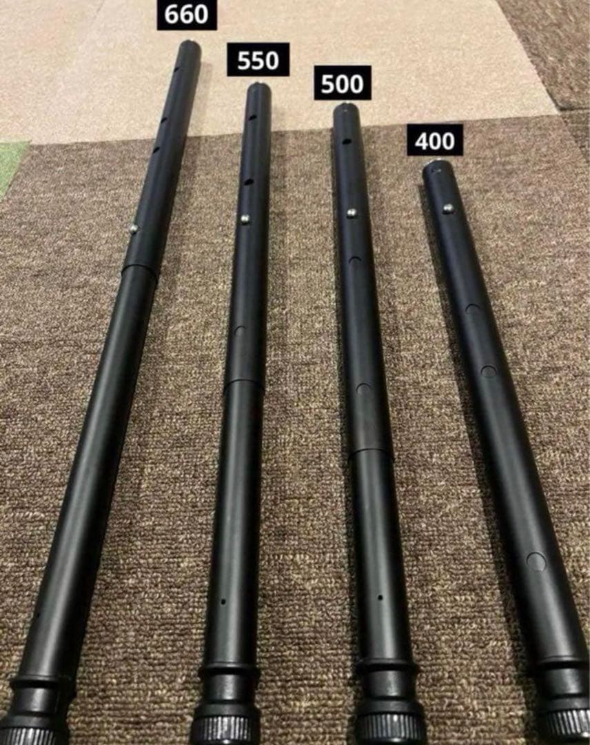 IGT 4way 400・500・ 550・660調整脚 ブラック スノーピーク - メルカリ