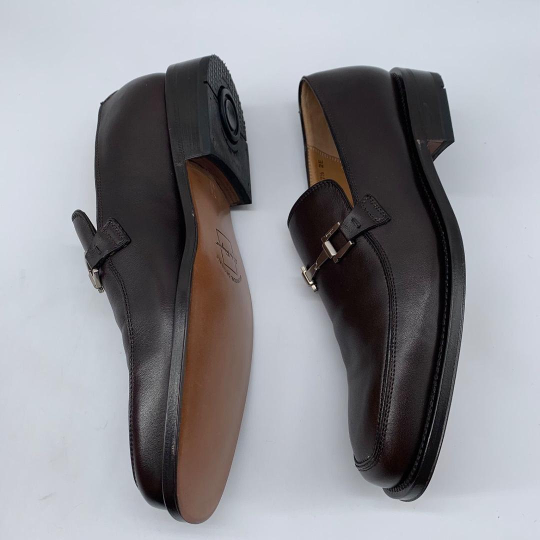 未使用級✨サルヴァトレーフェラガモ シューズ シルバー金具 26.5cm