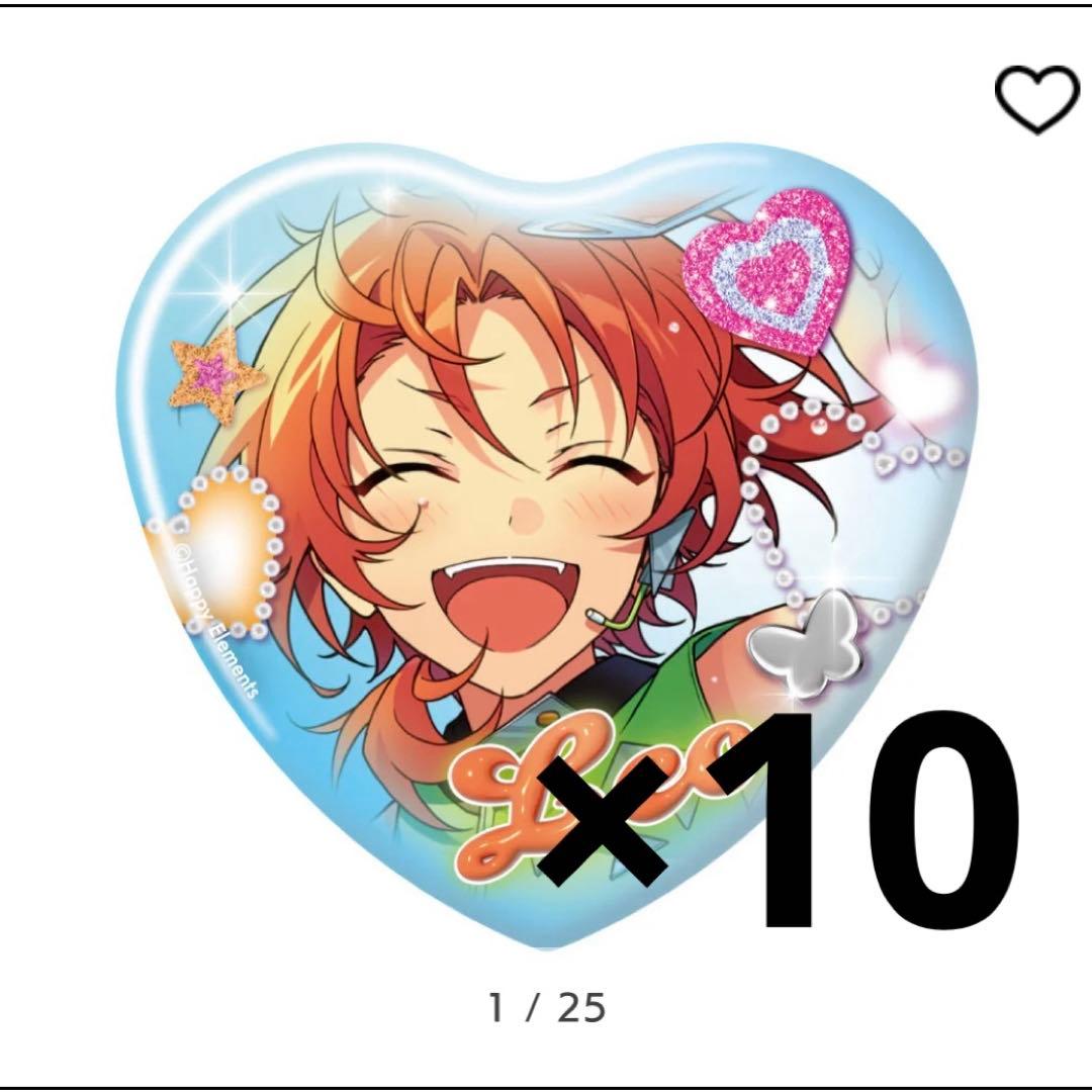 あんスタ 月永レオ ハート缶バッジ