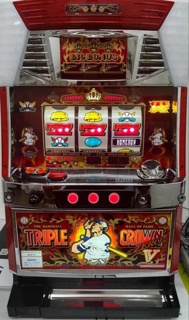 沖縄引取り限定 パチスロ実機 SトリプルクラウンV－30 - メルカリ
