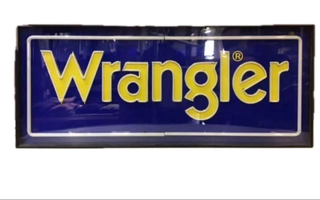 Wrangler ネオンサイン NEON 看板 非売品 ネオン管 入手困難 希少 レア