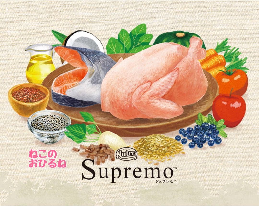 ニュートロ シュプレモ 成猫用（白身魚&チキン）3kgパック×2袋 猫用品