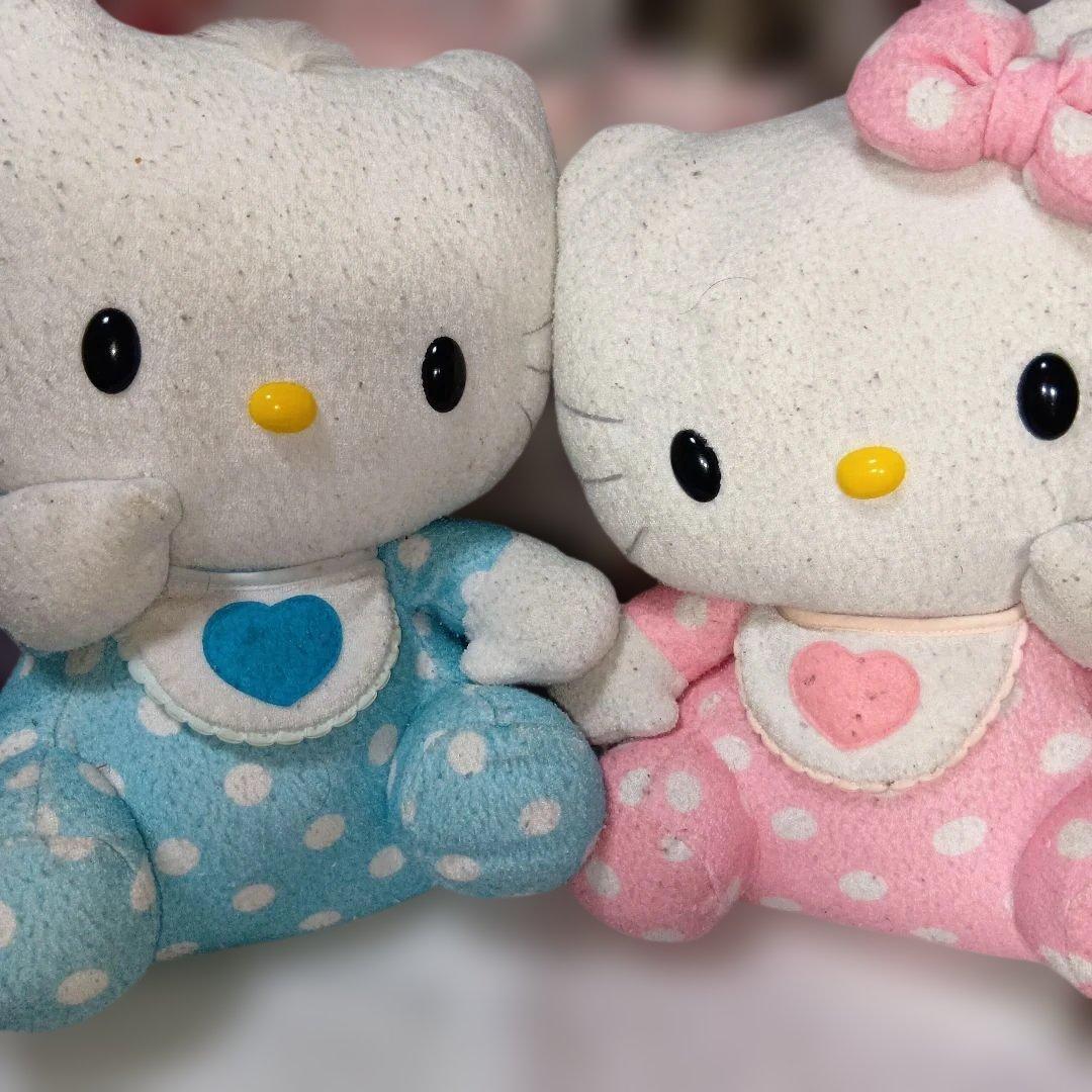 ハローキティとダニエルベビー ぬいぐるみセット2004年レトロレア限定ビンテージ