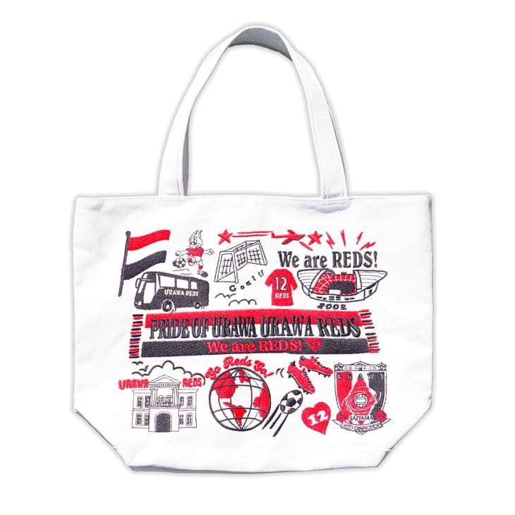 浦和レッズ 2024刺繍トートバッグ - メルカリ