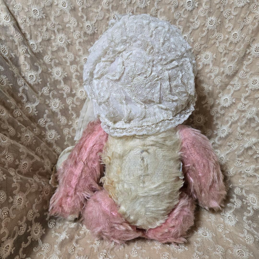 ペディグリー アンティークベア テディベア ピンク