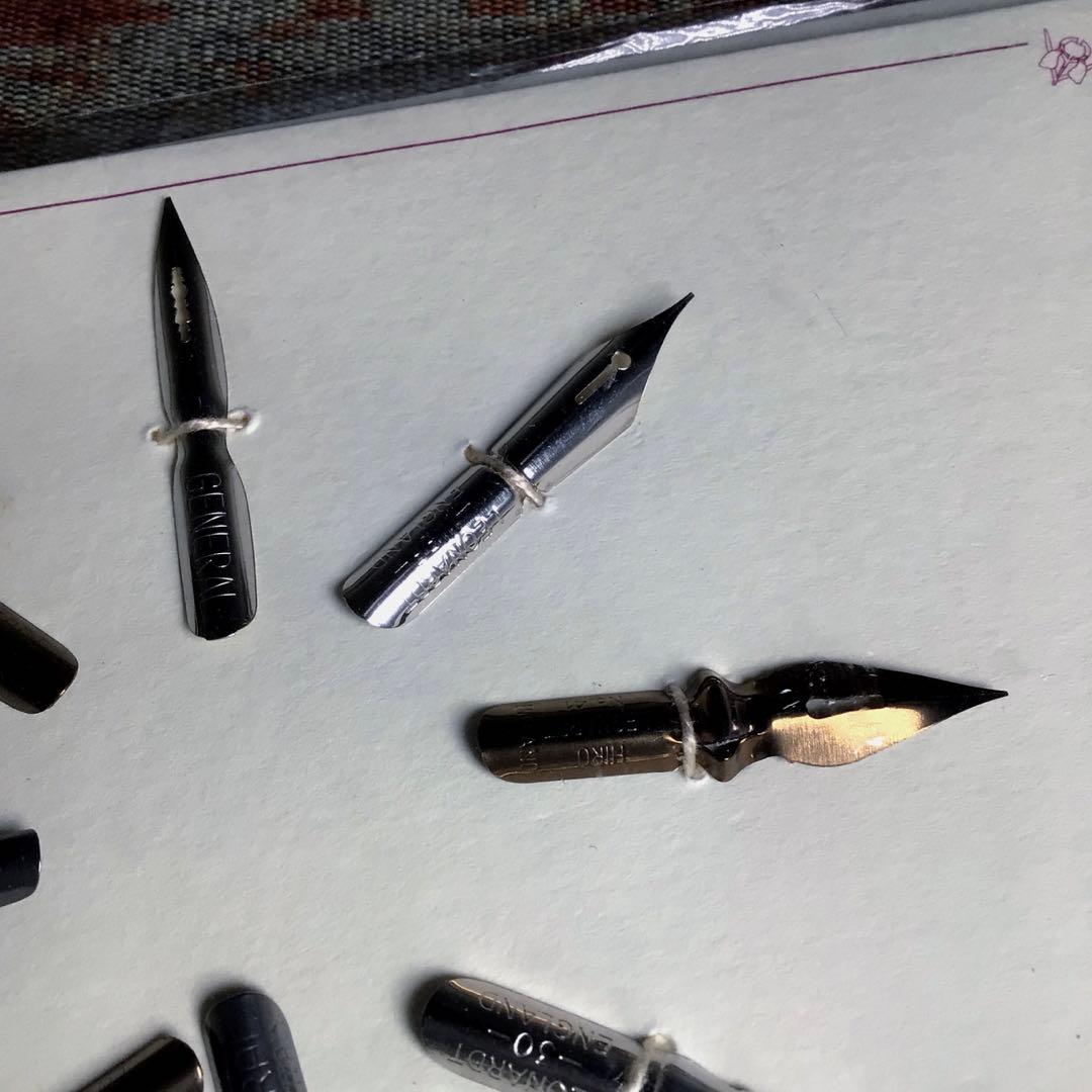 季節のうー特価』 IL PAPIRO ヴィンテージ ペン先 つけペン 8本 - メルカリ