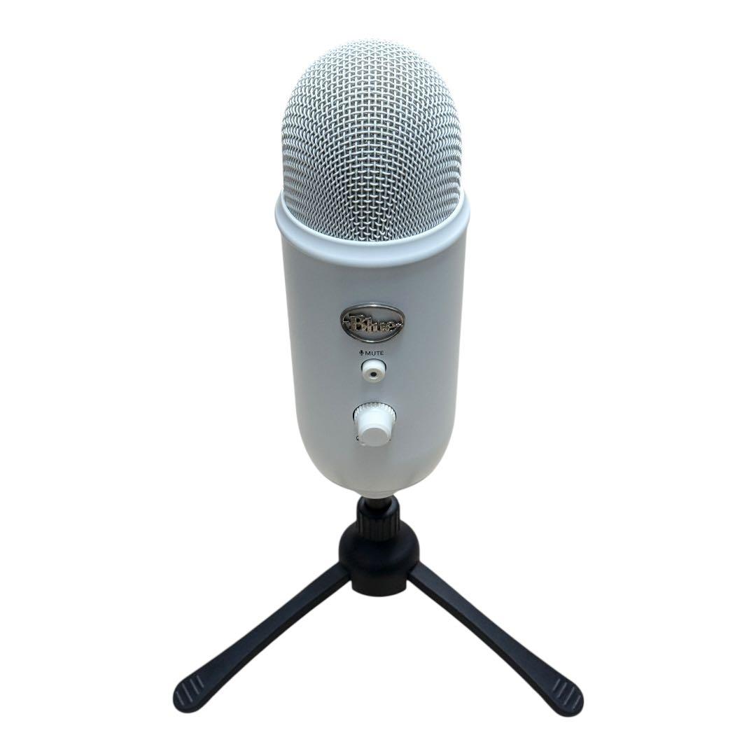 【完動・おまけ付】Blue Yeti USBコンデンサーマイク Whiteout