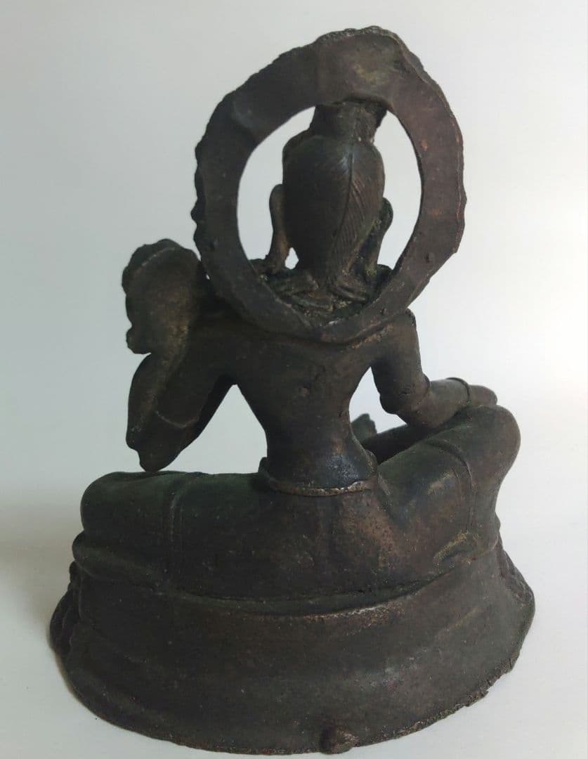 チベット 仏像 古銅 銅製 エ10