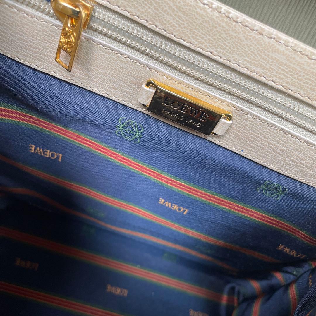 ロエベ　LOEWE ベラスケス　2トーン　ハンドバッグ