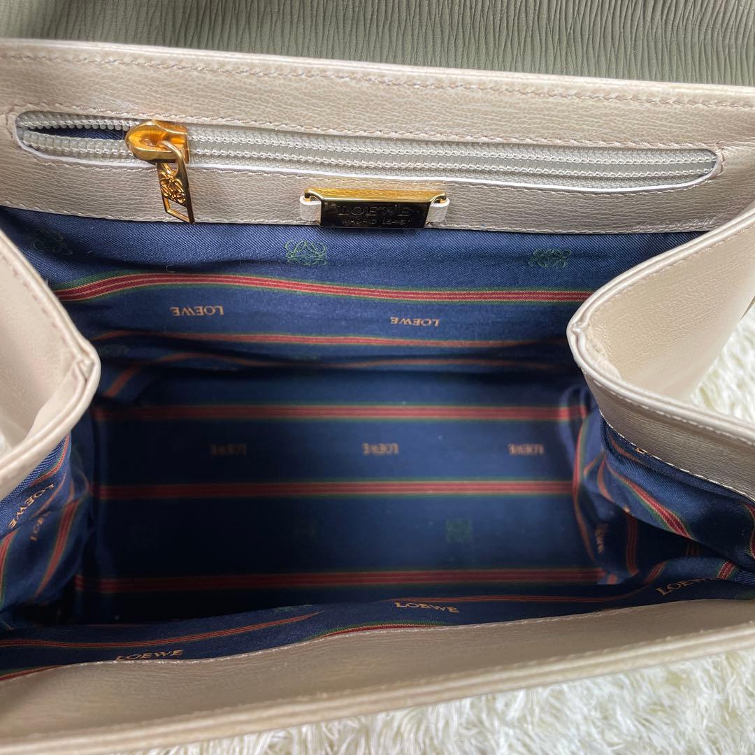 ロエベ　LOEWE ベラスケス　2トーン　ハンドバッグ