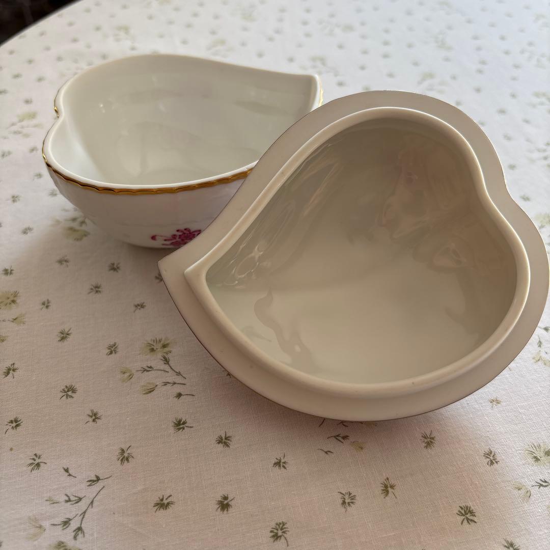 HEREND ヘレンド花柄 菓子入れ セット