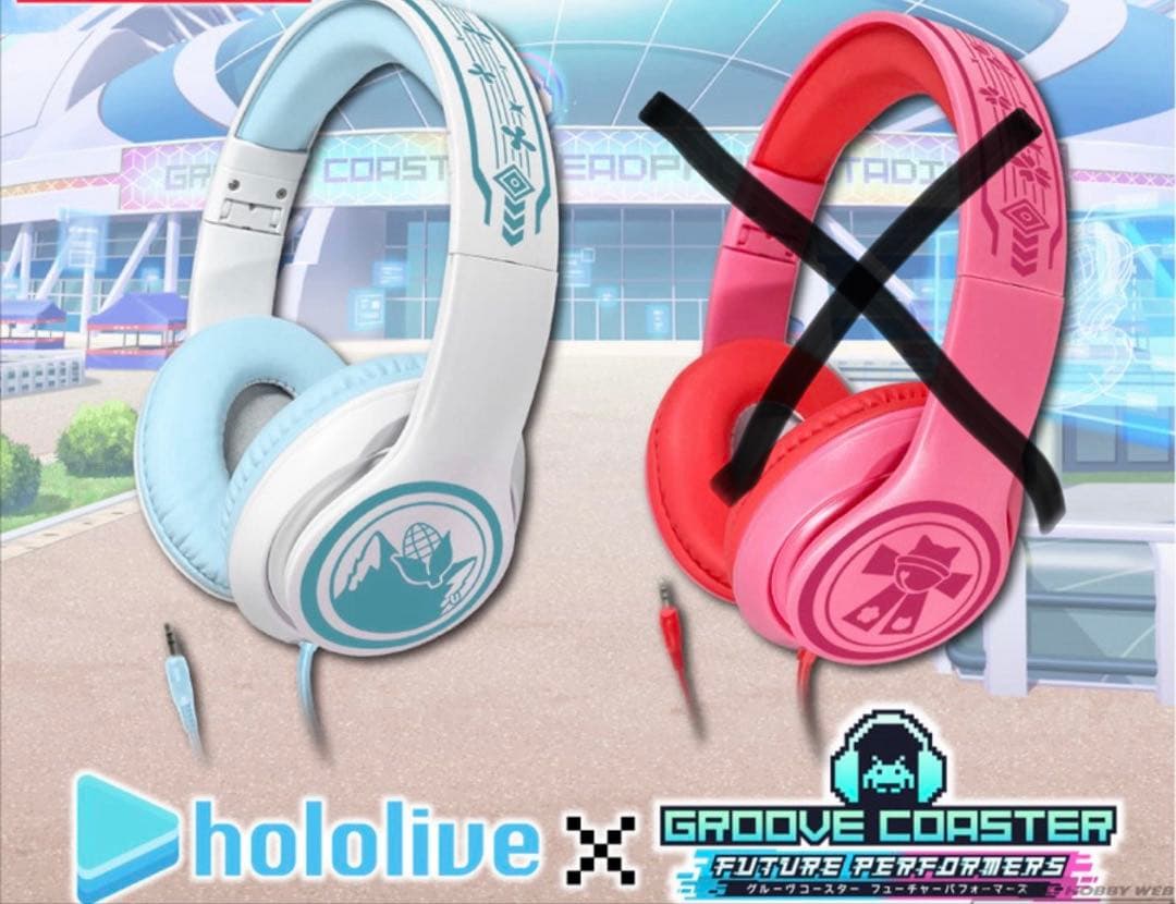 hololive x GROOVE COASTER ヘッドホン(白上フブキ) - メルカリ
