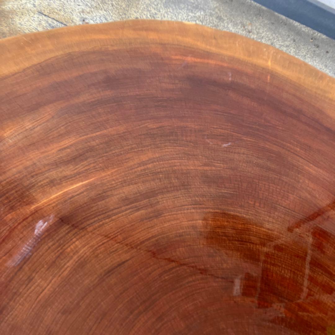 昭和レトロ 銘木 欅材 一枚板 大型座卓 卓 センターテーブル サイド