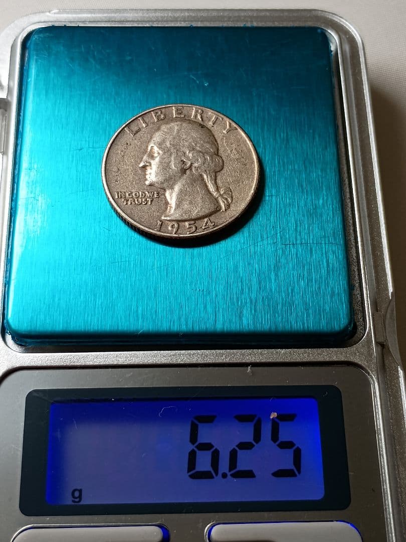 希少美品】1954年-S ワシントン・クォーターダラー - メルカリ