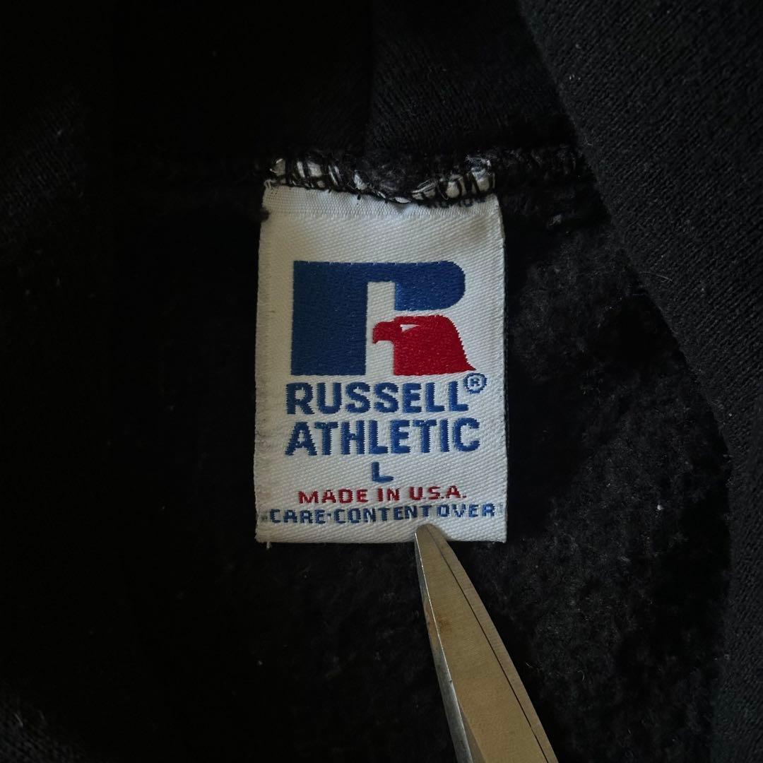レア)90s Russell hoodie made in USA パーカー