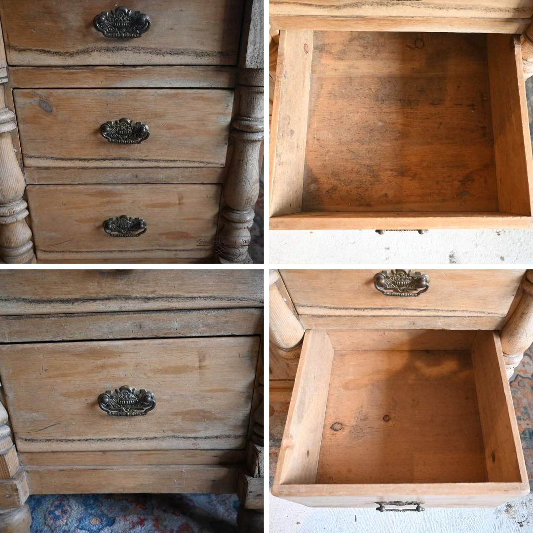 イギリスアンティーク カップボード キッチンキャビネット オールド