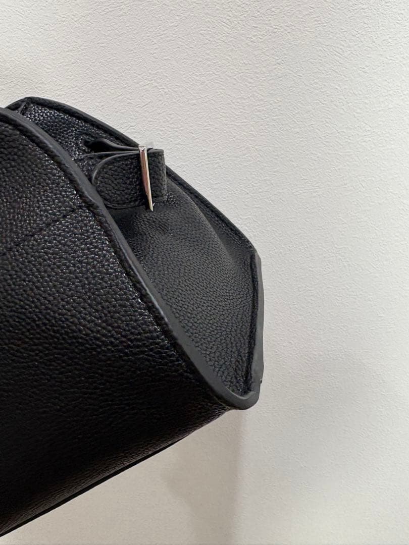 新品THE ROWロゴ付き バッグ ノベルティ マルゴー10 本革　黒