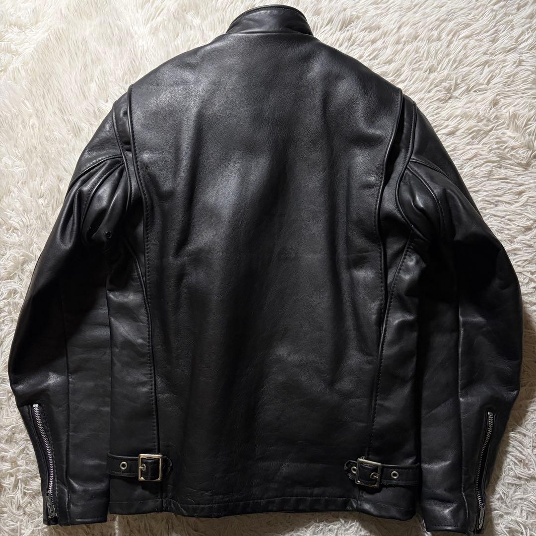 美品/希少✨schott ライダースジャケット シングル 641 ブラ