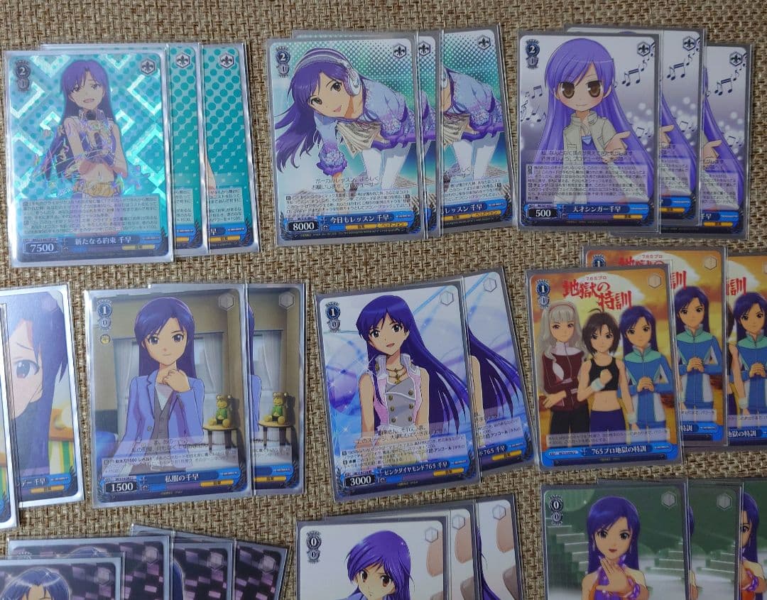 ヴァイスシュヴァルツ 如月千早 デッキ デッキケース プレイマット