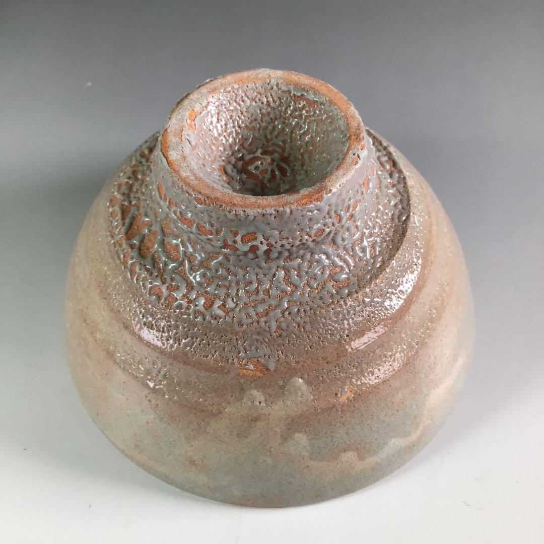 R732 茶碗 『高麗焼』『慶州窯造』『大徳寺 大橋香林 箱書』 共箱