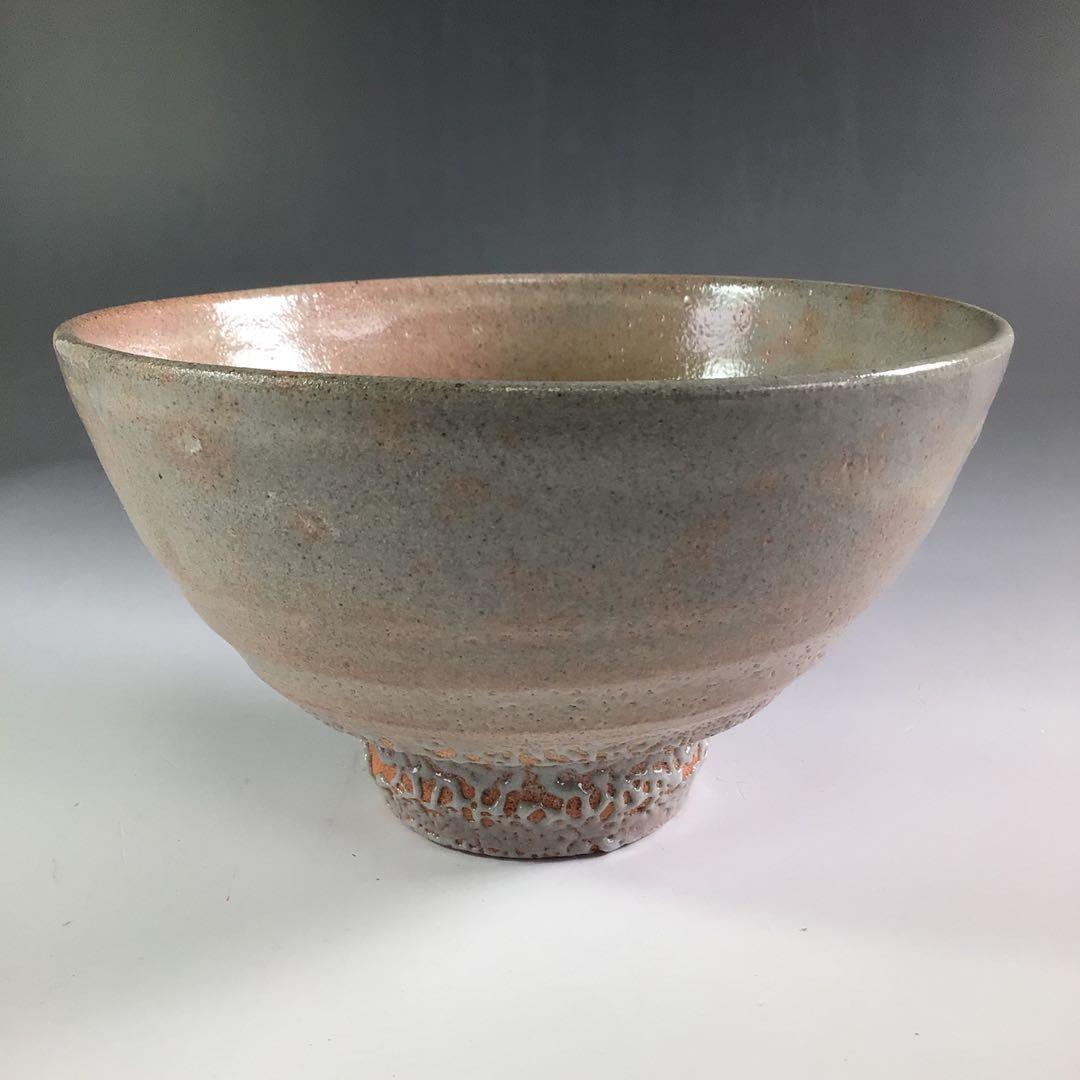 R732 茶碗 『高麗焼』『慶州窯造』『大徳寺 大橋香林 箱書』 共箱