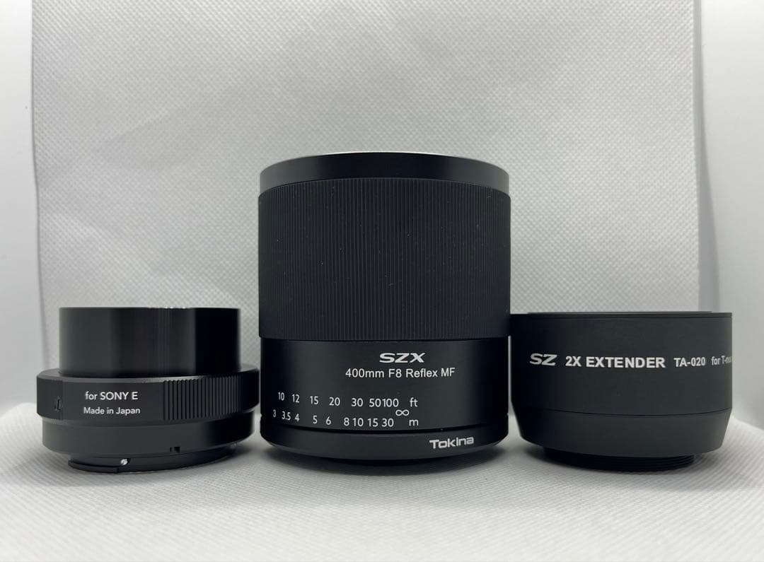 Eマウント対応】Tokina 400mm F8＋2倍テレコン 800mm MF - メルカリ