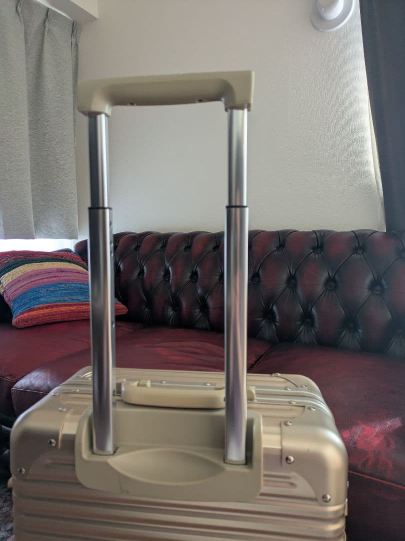 最終SALE10/20迄・LANZZOランツォアルミ34L スーツケースゴールド