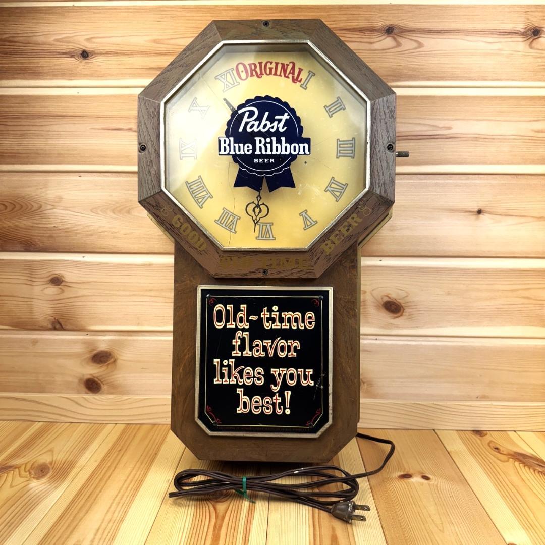 Pabst Blue Ribbon 壁掛け時計 掛時計 ビンテージ パブスト