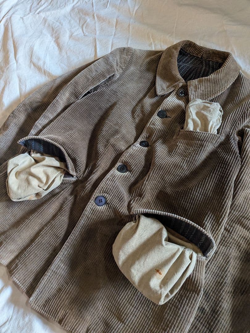 30s40s LE MONT ST MICHEL コーデュロイ ファーマーズ