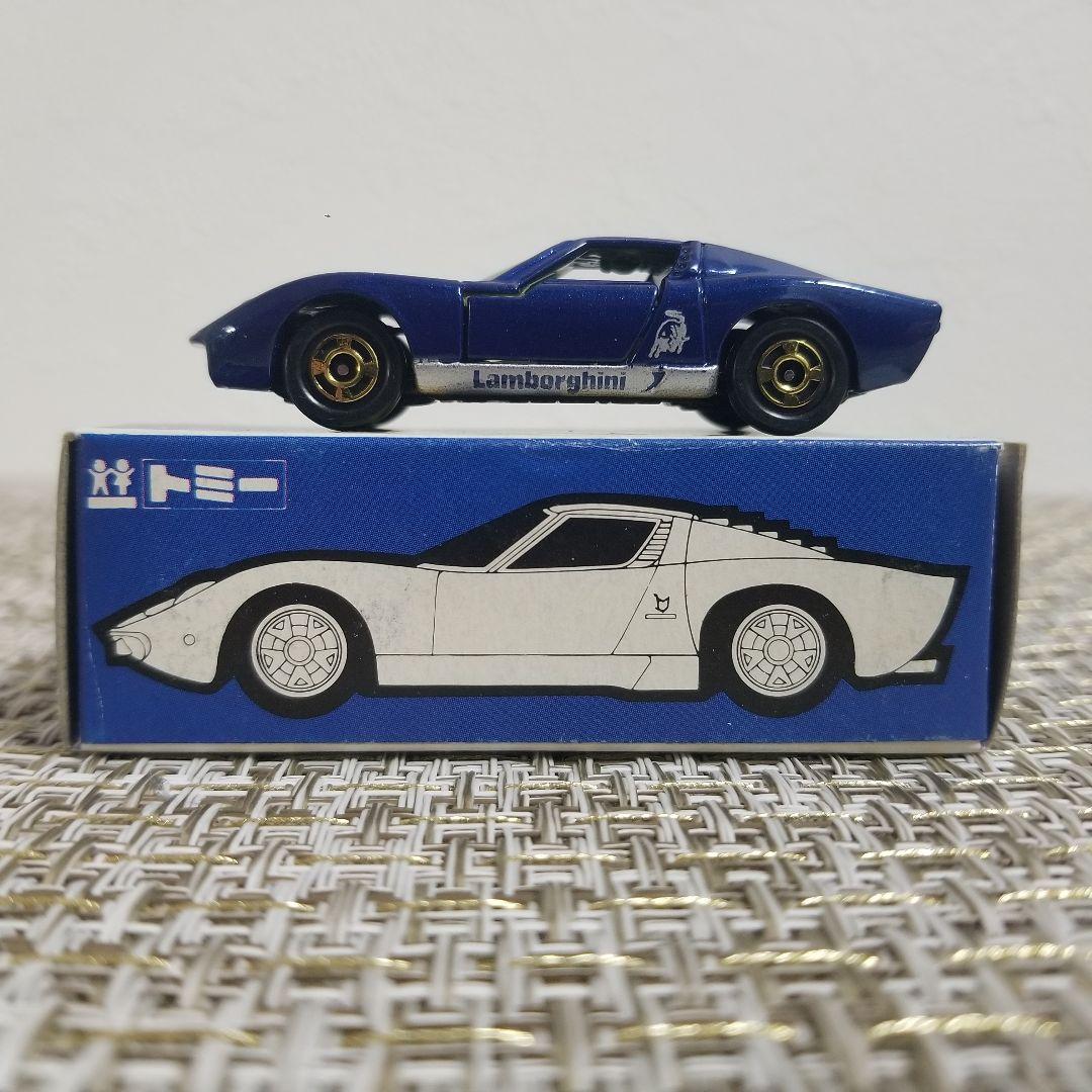 トミカ 青箱 No.F40 ランボルギーニ ミウラ SV ブルー 日本製 - メルカリ