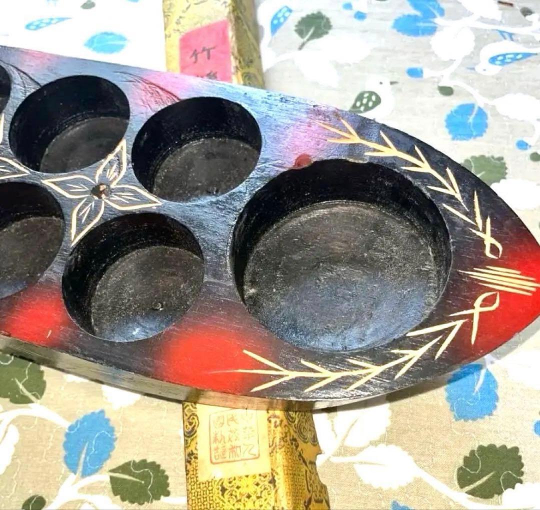 【アジアン雑貨】マレーシア伝統ゲームボード「コンカク」木製 現地最大サイズ　新品