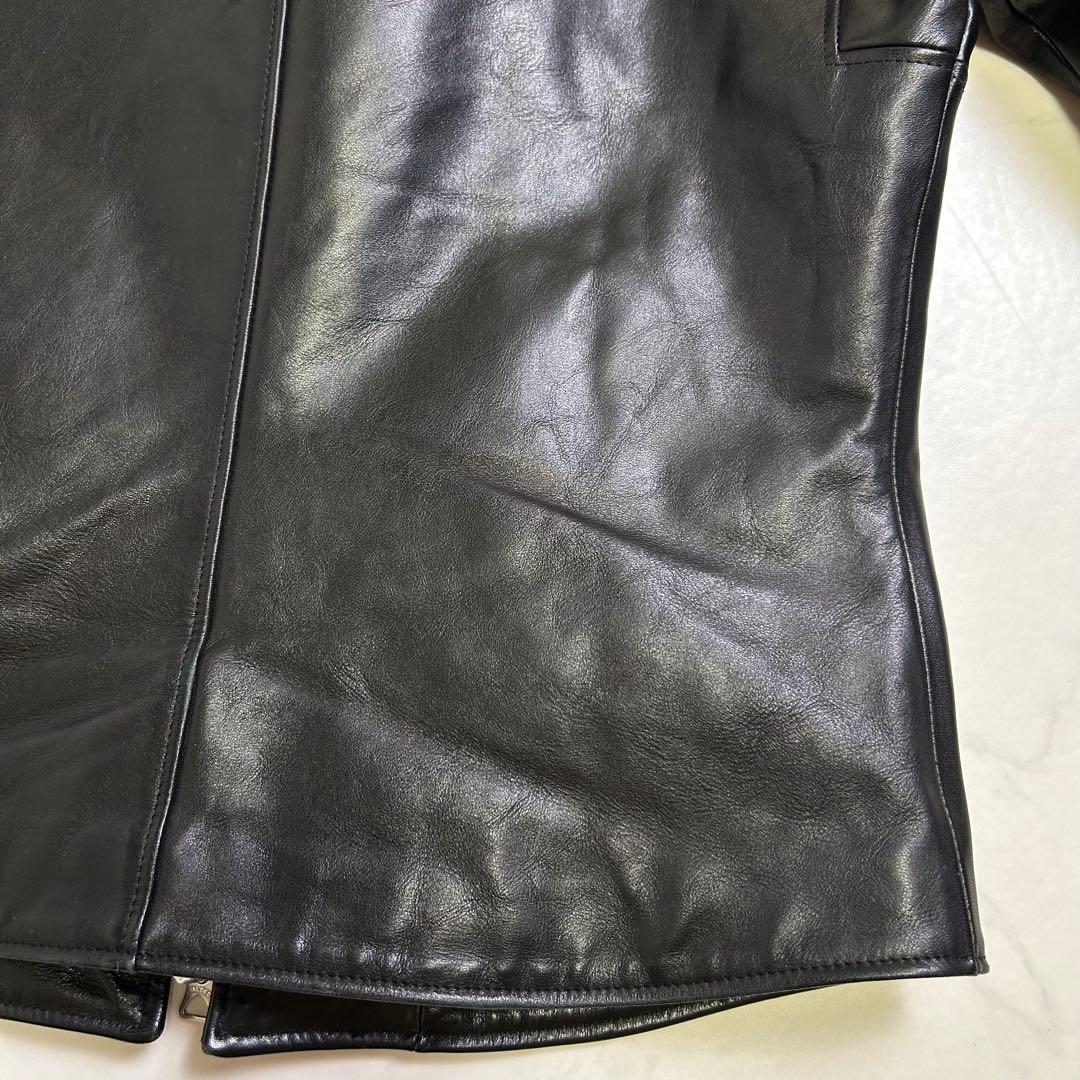 NO,NO,YES! LEATHER JACKET HORSE-HIDE BLK