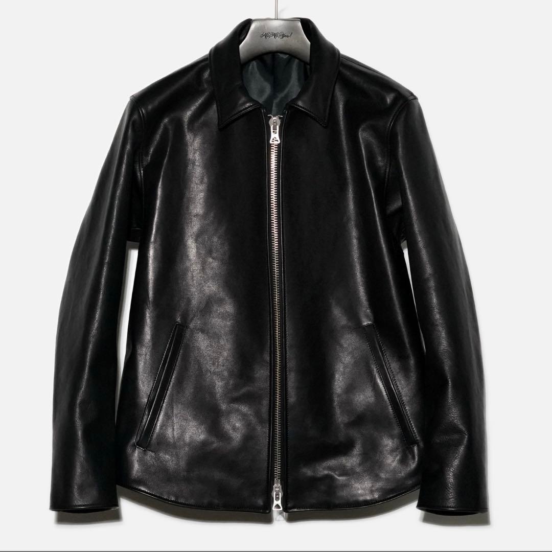 NO,NO,YES! LEATHER JACKET HORSE-HIDE BLK