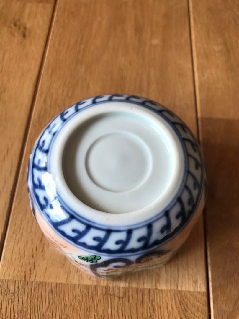 大聖寺伊万里　古伊万里　伊万里　色絵　金彩　向付　輪華鉢　5客