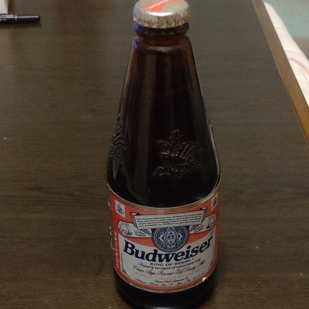 30年程前のバドワイザー瓶、未開封です。 - メルカリ