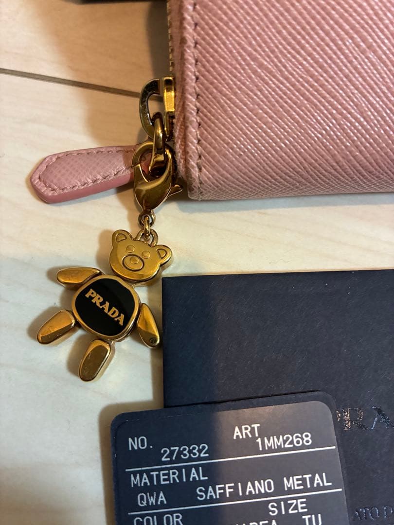 ニ*コ様 PRADA サフィアーノレザー ケース オーキデア　ピンク