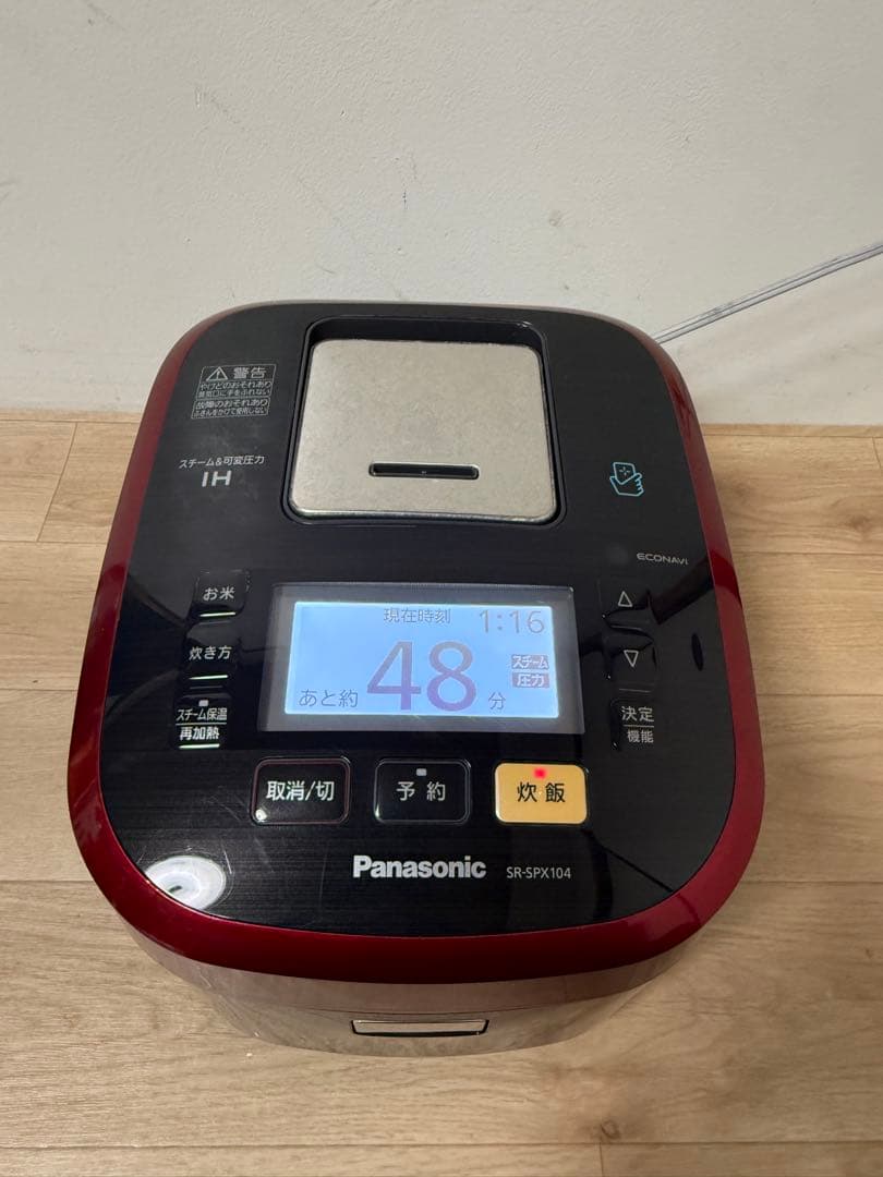 Panasonic 炊飯器 SR-SPX104 2014年製 動作確認済み - メルカリ