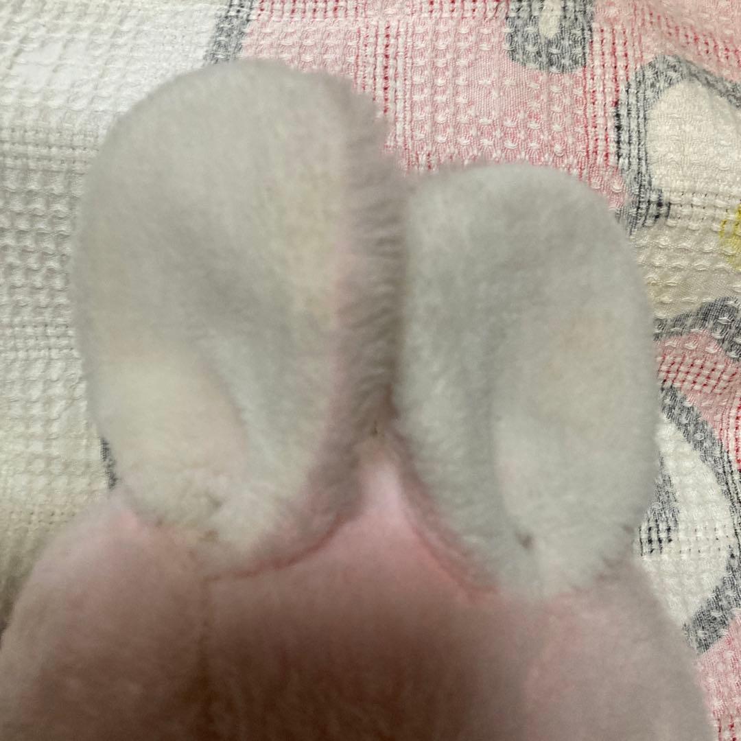 昭和レトロ　ヴィンテージ 吉徳　うさぎ　クリーミー　ぬいぐるみ　中古品　難あり