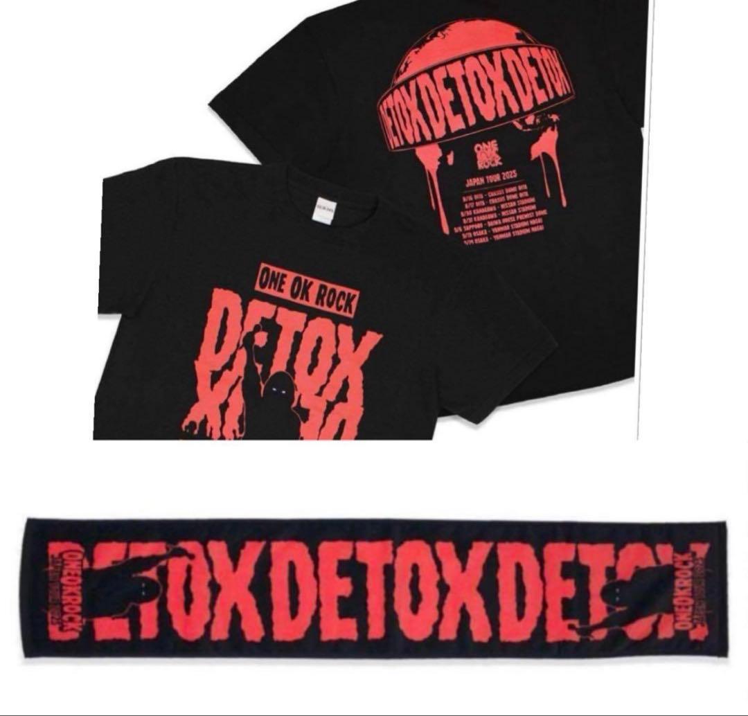 ワンオク Tシャツ Mサイズ DETOX ツアー2025 タオルセット ONE OK ROCK